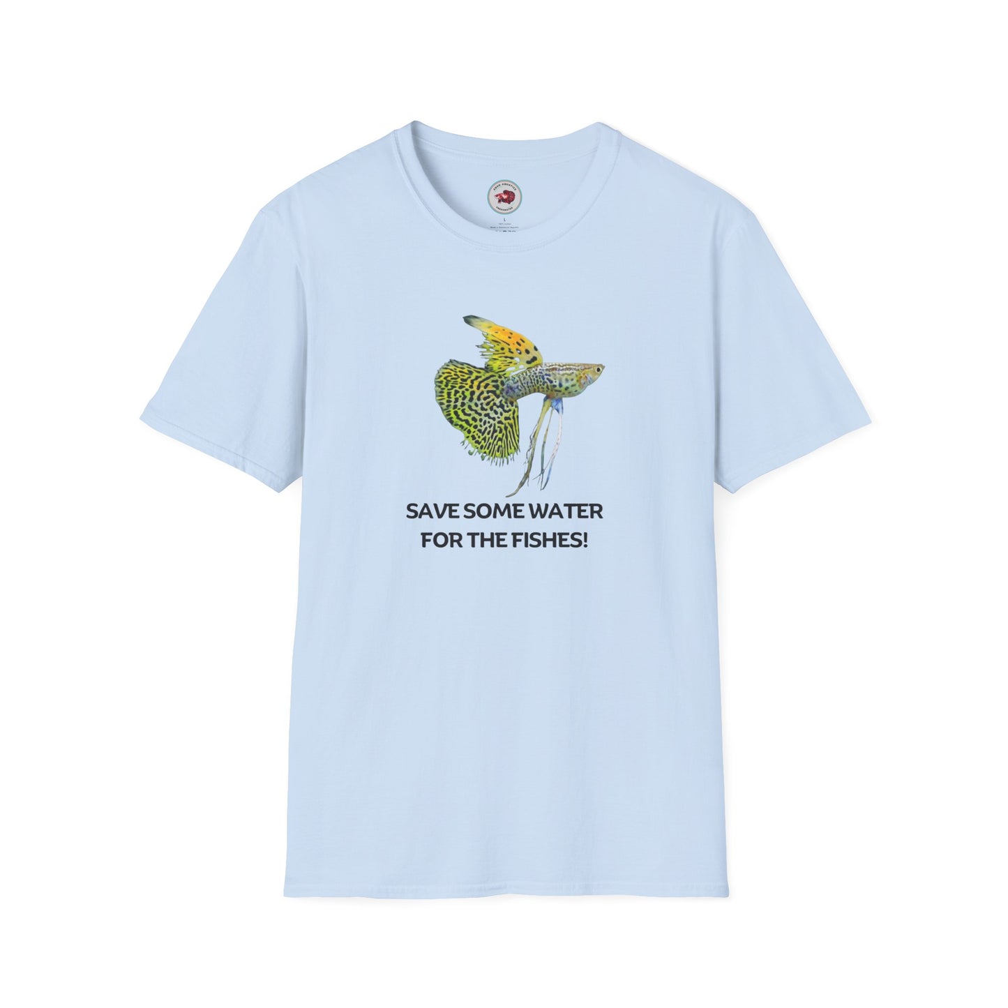 Guppy Save Water For Fishes Unisex Softstyle T-Shirt