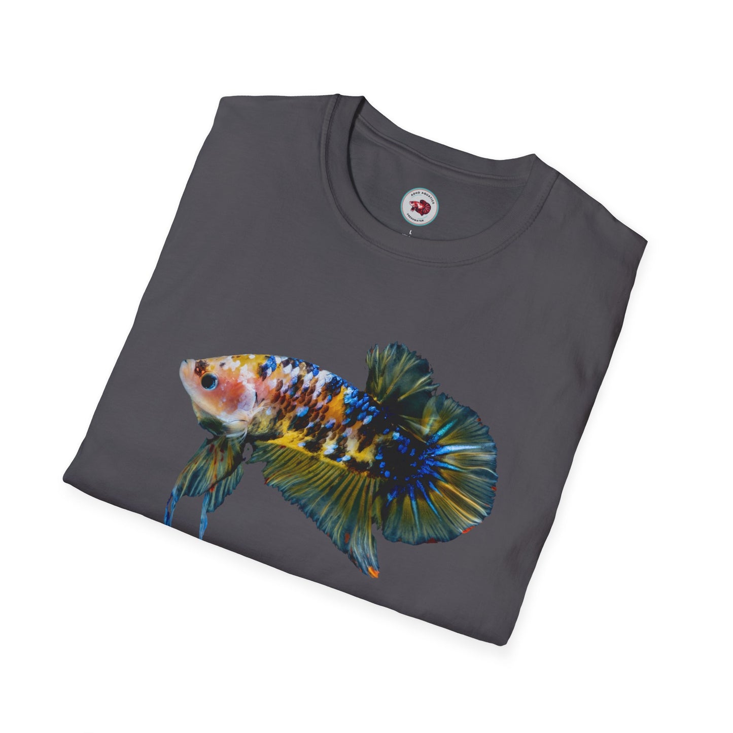 Ask Me About My Betta Unisex Softstyle T-Shirt ADHD Aquatics