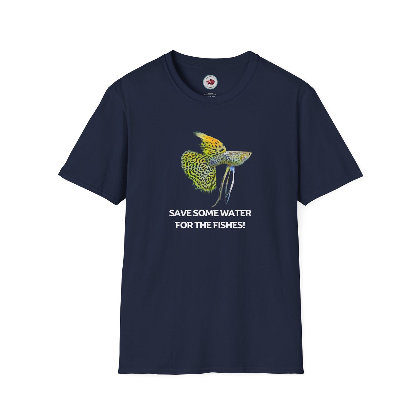 Guppy Save Water For Fishes Unisex Softstyle T-Shirt