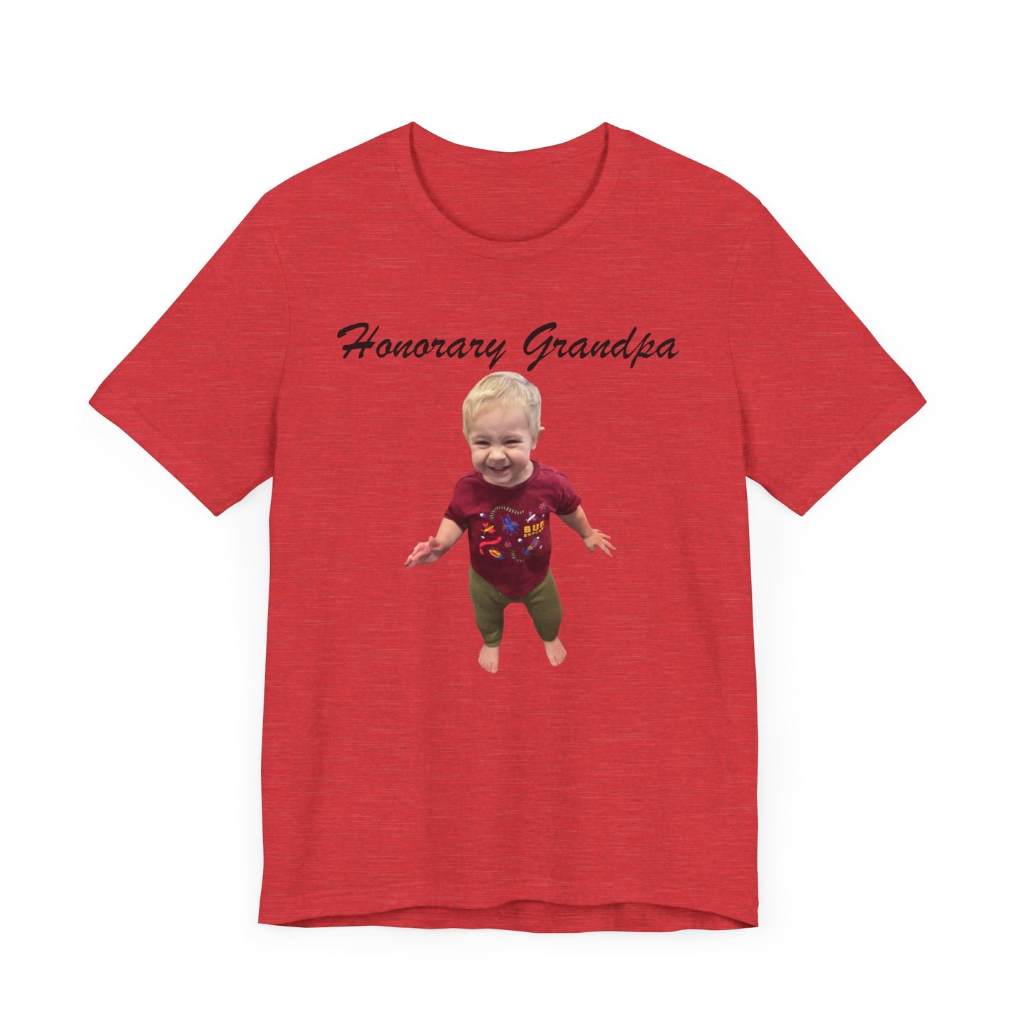 Honorary Grandpa - Unisex Jersey Short Sleeve Tee