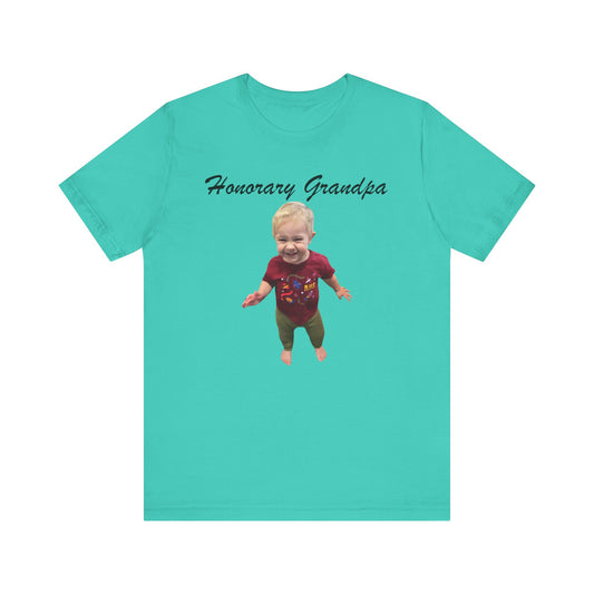 Honorary Grandpa - Unisex Jersey Short Sleeve Tee