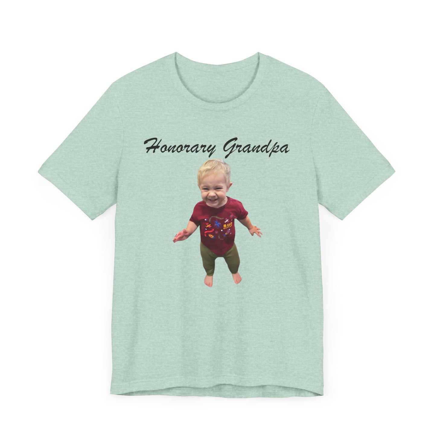 Honorary Grandpa - Unisex Jersey Short Sleeve Tee