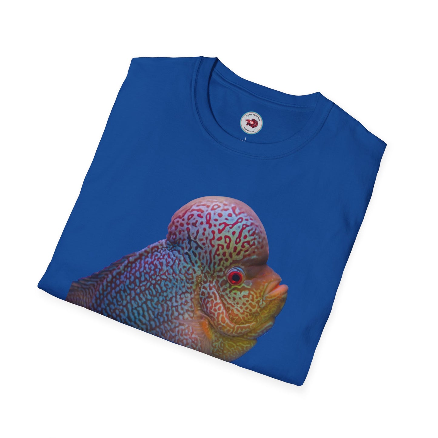 Flowerhorn You Talkin' To Me?! Unisex Softstyle T-Shirt by ADHD Aquatics