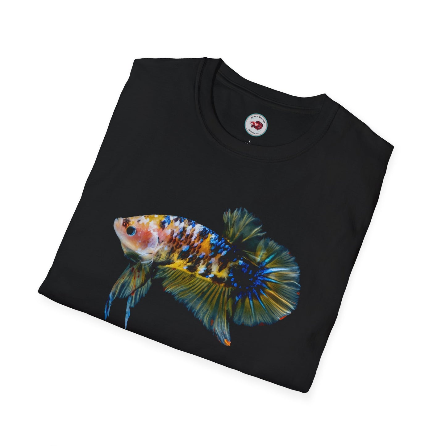 Ask Me About My Betta Unisex Softstyle T-Shirt ADHD Aquatics