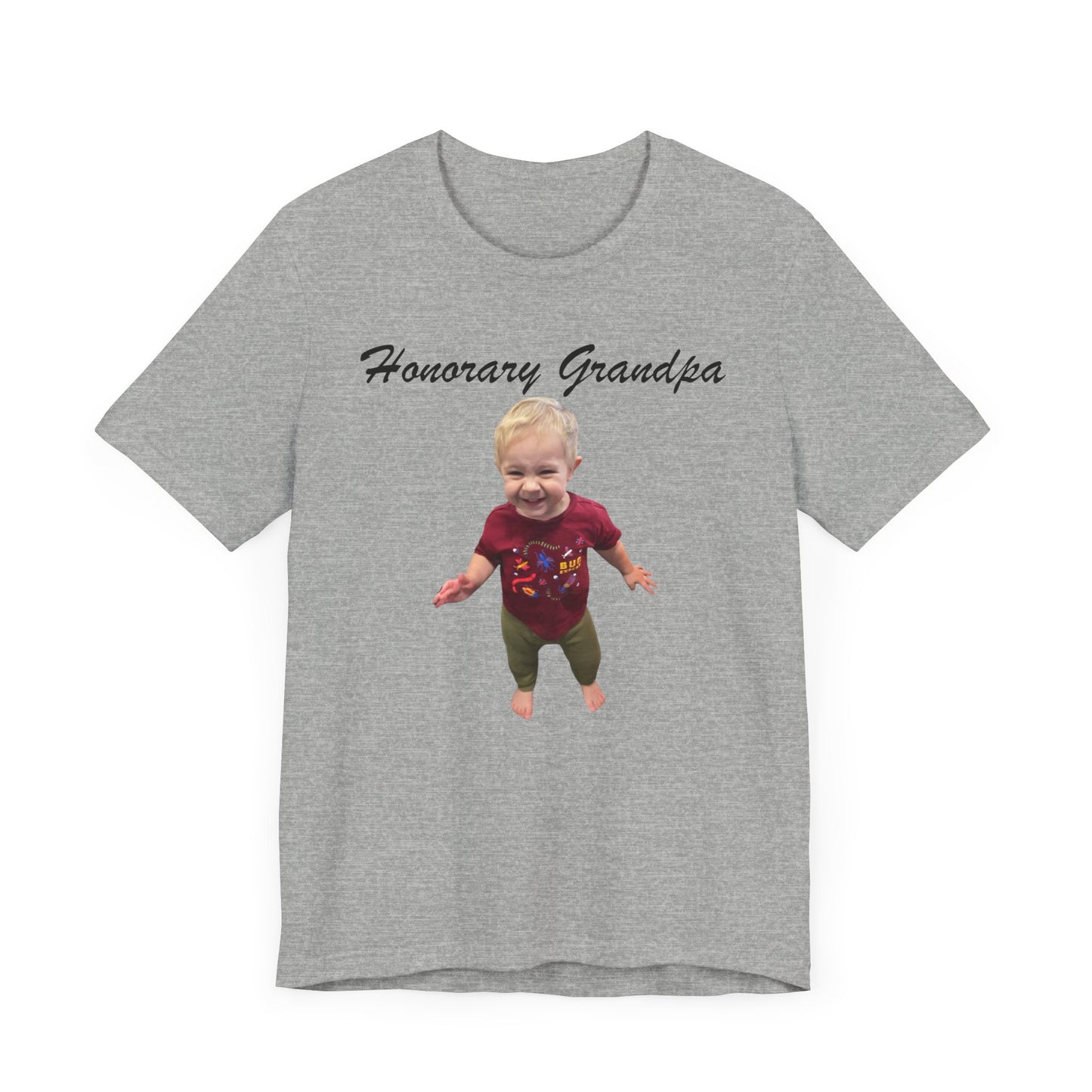 Honorary Grandpa - Unisex Jersey Short Sleeve Tee