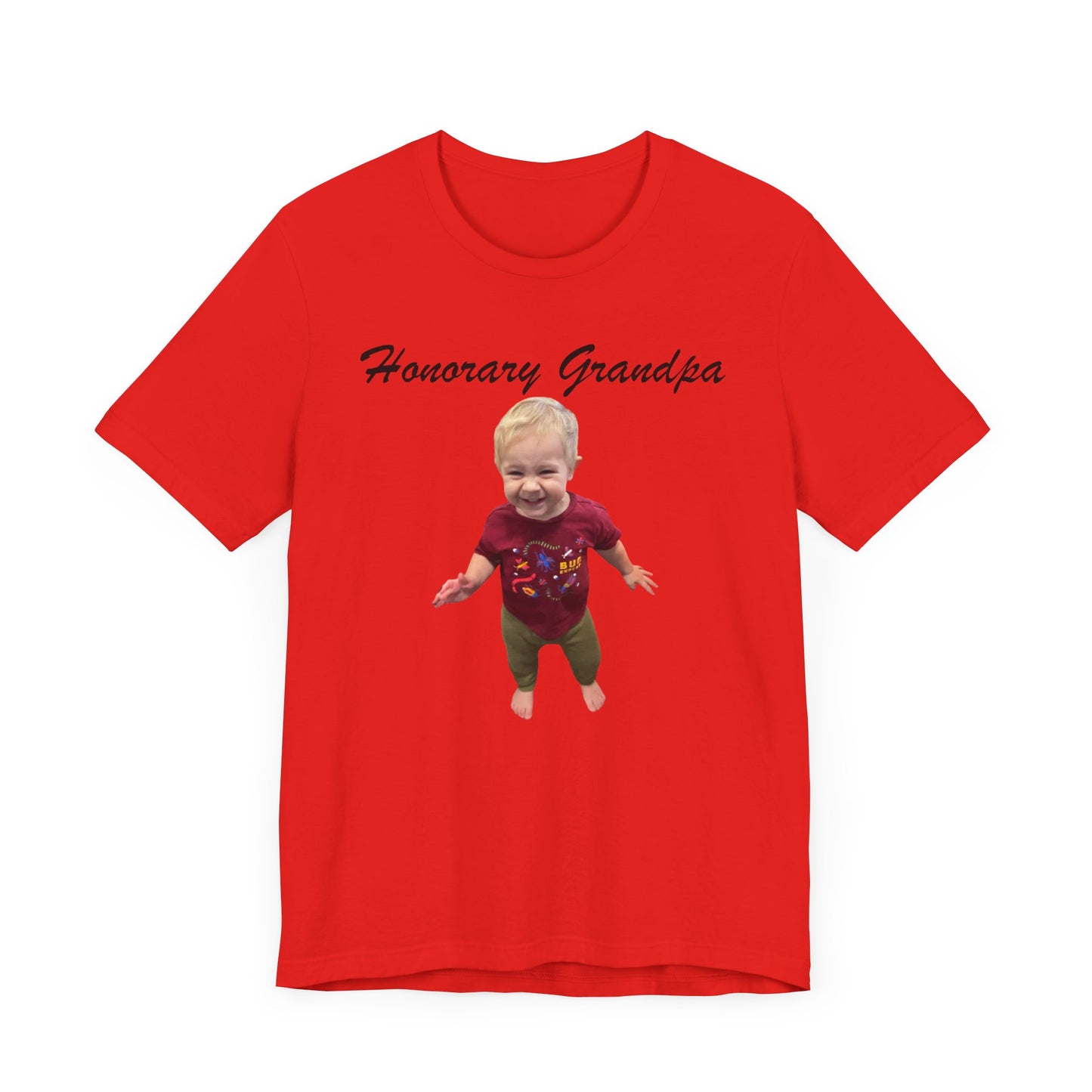 Honorary Grandpa - Unisex Jersey Short Sleeve Tee