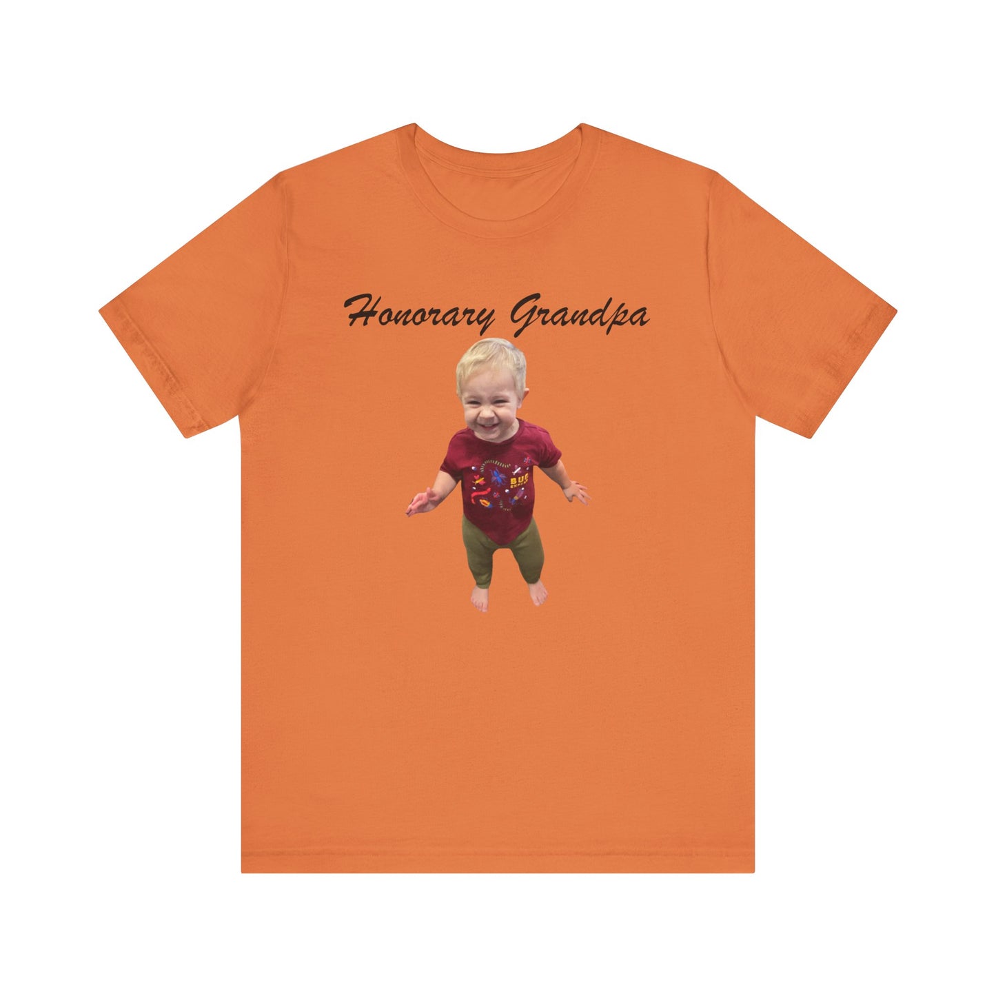 Honorary Grandpa - Unisex Jersey Short Sleeve Tee