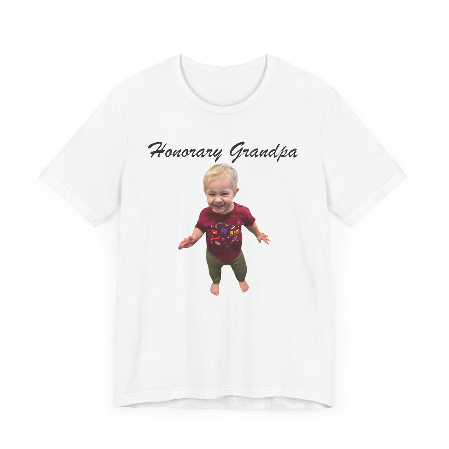 Honorary Grandpa - Unisex Jersey Short Sleeve Tee