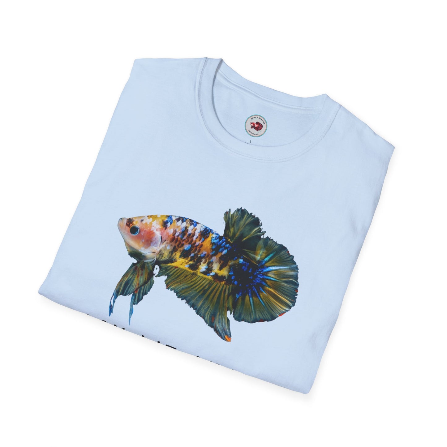 Ask Me About My Betta Unisex Softstyle T-Shirt ADHD Aquatics