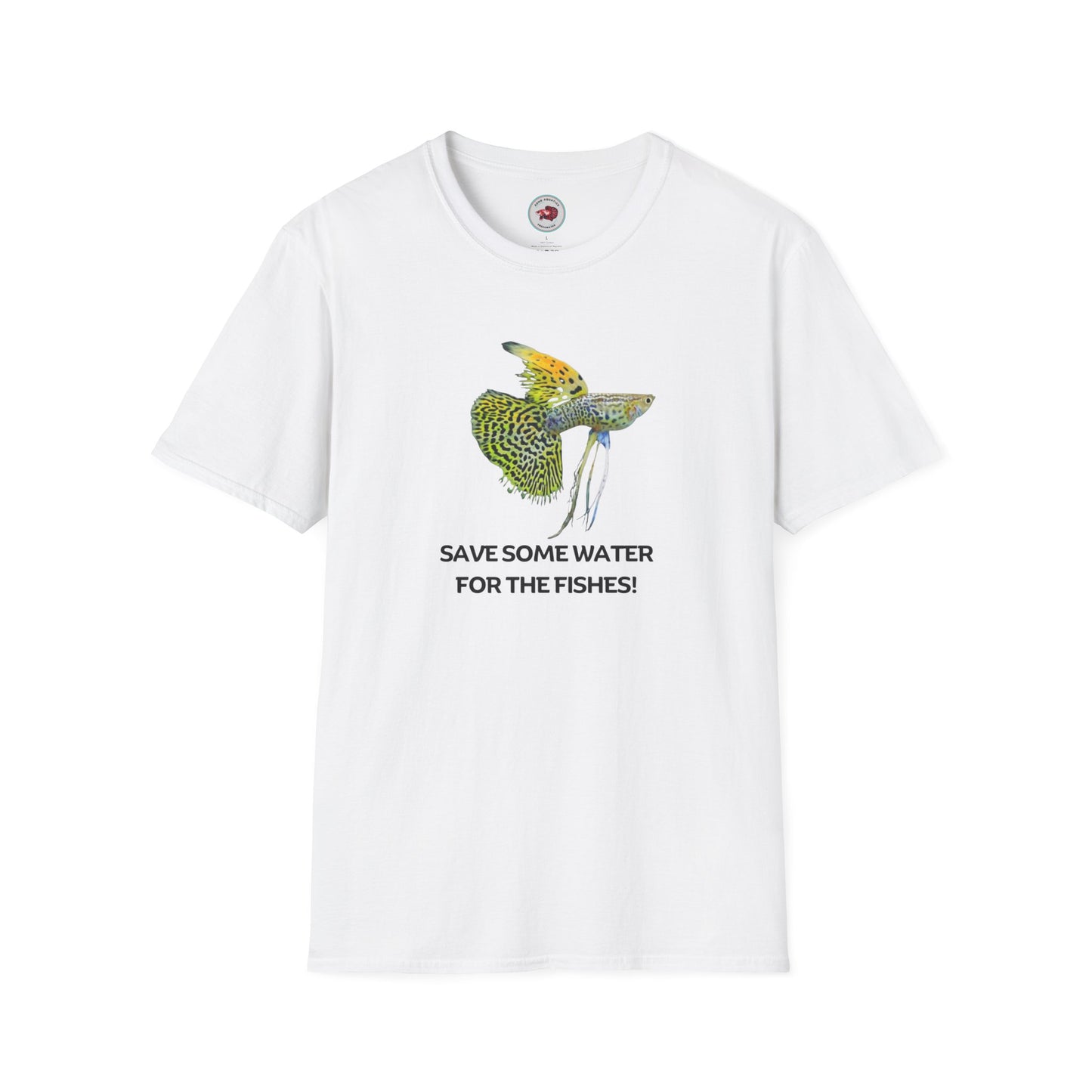 Guppy Save Water For Fishes Unisex Softstyle T-Shirt