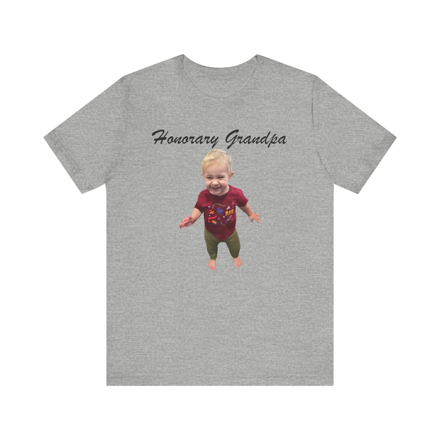 Honorary Grandpa - Unisex Jersey Short Sleeve Tee